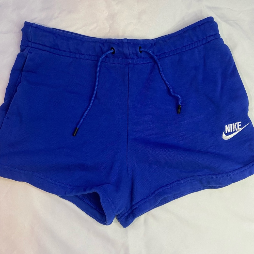 Nike, blue, lounge shorts